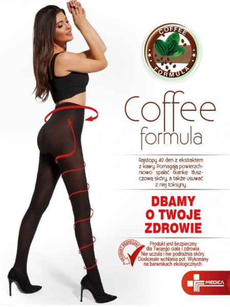 Colanți cu extract de cafea SUN 40den