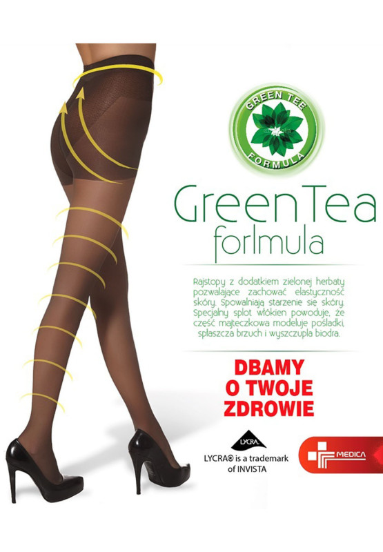 Slim Tea Colanți de slăbire de 15 den