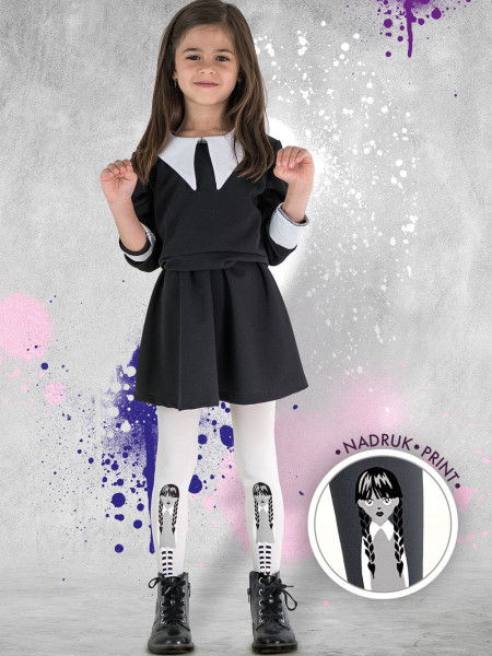 Colanți de Halloween pentru fete BLACK